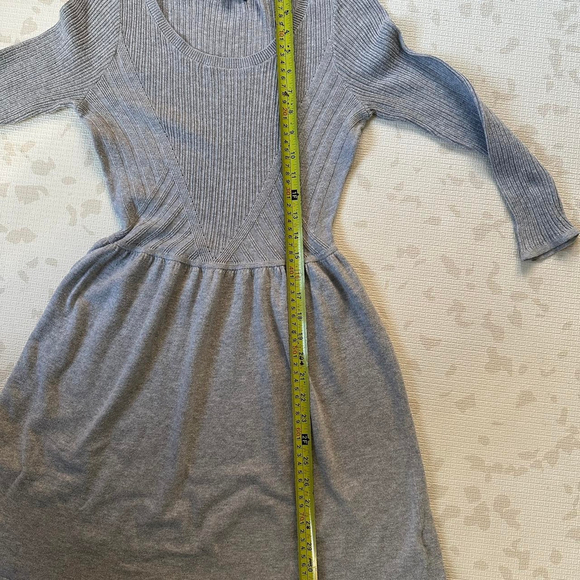 Gray Knit Women's Dress - Picture 8 of 8
